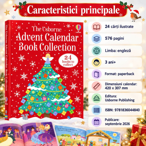 Calendar Advent Usborne 2026, 24 Carti pentru Copii [3]