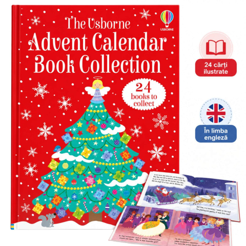 Calendare Advent 2026 pentru Copii - Calendar Advent Usborne 2026, 24 Carti pentru Copii