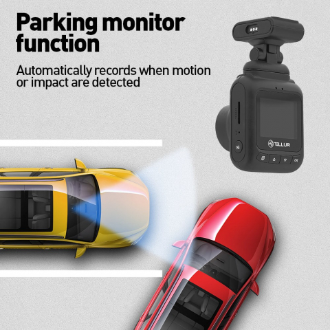 Cameră auto Tellur Dash Patrol DC1, FullHD 1080P, Black [6]
