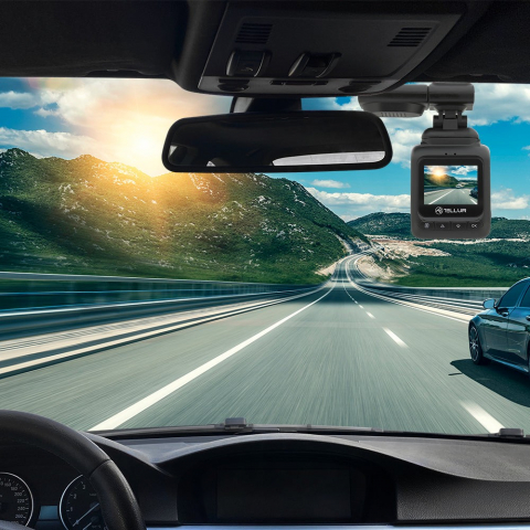 Cameră auto Tellur Dash Patrol DC2, FullHD 1080P, GPS, Black [5]