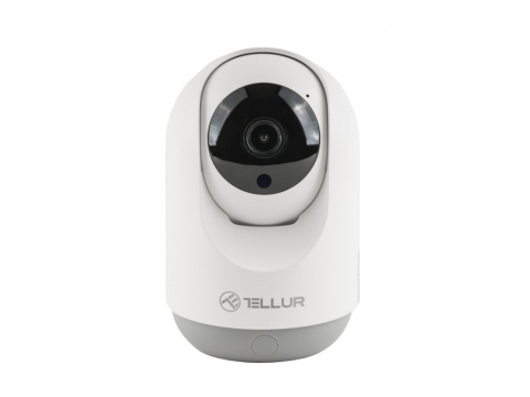 Camere web - Cameră Interior WiFi Tellur Smart, 3MP, UltraHD, Autotracking, PTZ, Alb