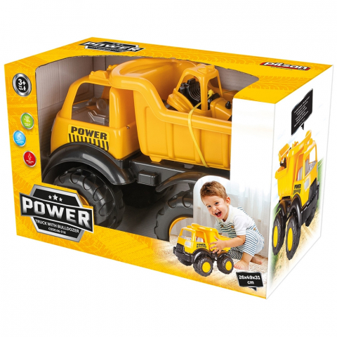 Camion basculant Pilsan Power Truck cu buldozer [5]