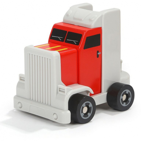 Camion Jucarie Lemn ⭐ Platforma si Masinute [6]