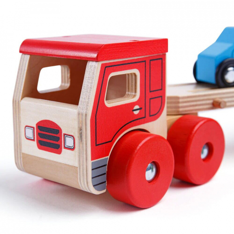 Camion cu platforma pentru masinute [4]