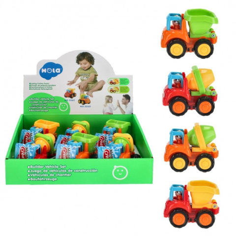 Jucării și Jocuri pentru copii - Camion de contructii MegaCreative 285208, 10cm, diverse modele, plastic, multicolor, 3+ ani