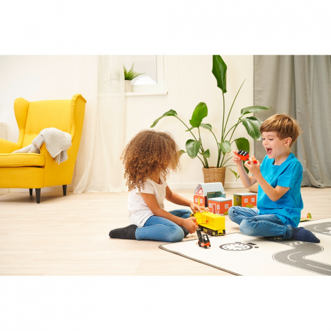 Camion Dickie Toys DHL Heavy Truck 35 cm cu lumini si sunete [12]