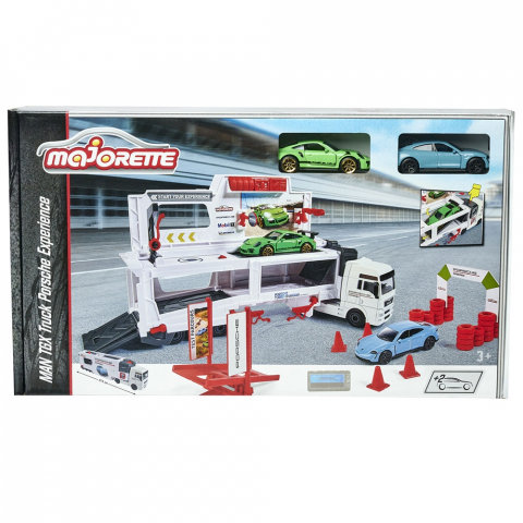 Camion Majorette MAN Tgx Porsche Experience cu 2 masinute [9]