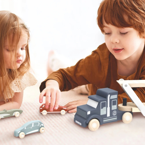 Camion transportor cu masinute, Speedy Monkey pentru Baiat varsta 1 - 3, 3 - 6 [3]