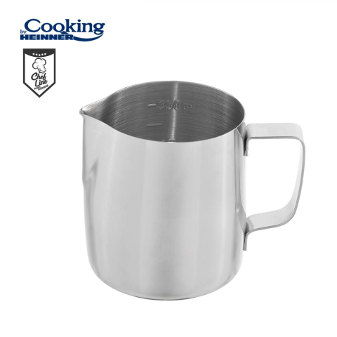 Cana inox lapte 350 ml, cooking by heinner, chef line [4]