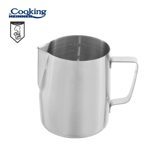 Cana inox lapte 550 ml, cooking by heinner, chef line [4]