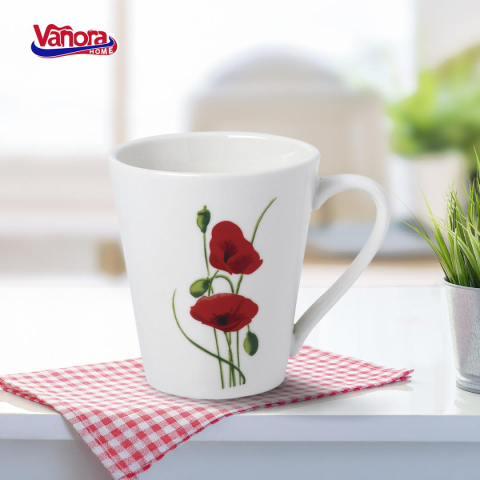 Cana portelan 310 ml, reya, vanora home [6]