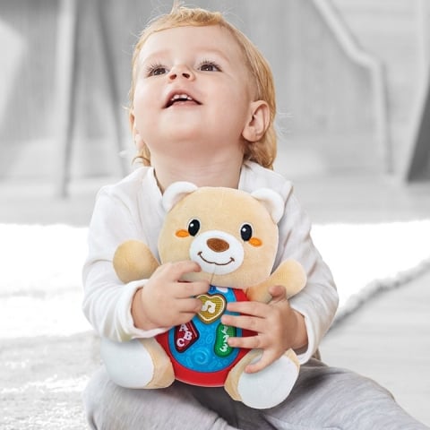 Canta si invata cu ursuletul pentru bebelusi, winfun, varsta de la 3 luni la 2 ani [2]