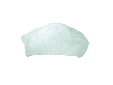 Pensule, spatule, teluri și mănuși bucătărie - Capeline polipropilena de unica folosința albe 100/set, model elastic dublu