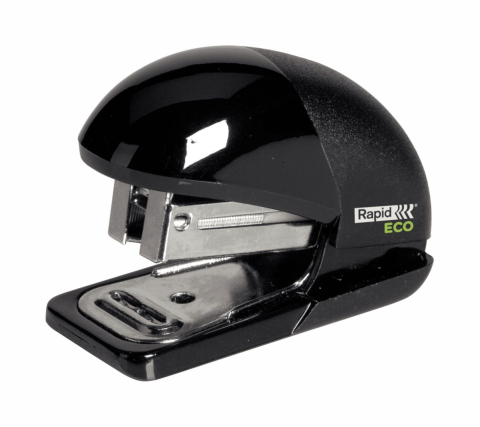 Articole pentru birou - Capsator 10 coli 24/6 26/6 eco mini negru rapid