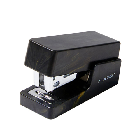 Articole pentru birou - Capsator 12 coli 24/6 mini negru marmorat nusign deli