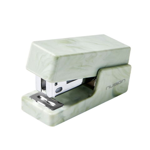 Articole pentru birou - Capsator 12 coli 24/6 mini verde marmorat nusign deli