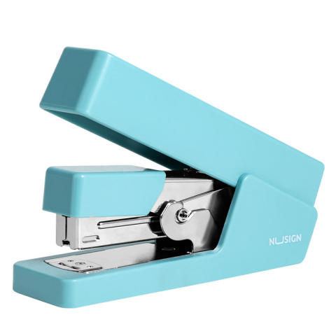 Articole pentru birou - Capsator 25 coli 24/6, 26/6 corp metal bleu nusign 081 deli