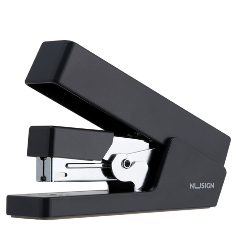 Articole pentru birou - Capsator 25 coli 24/6, 26/6 corp metal negru nusign 081 deli