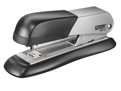 Articole pentru birou - Capsator 25 coli 24/6 26/6 metalic fm12 argintiu rapid