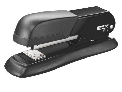 Articole pentru birou - Capsator 25 coli 24/6 26/6 metalic fm12 negru rapid