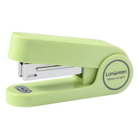 Articole pentru birou - Capsator 25 coli 24/6 verde longreen pl reciclat 50% deli