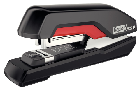 Articole pentru birou - Capsator 30 coli 24/6 26/6 suprem s27 rosu/negru capsare plata r