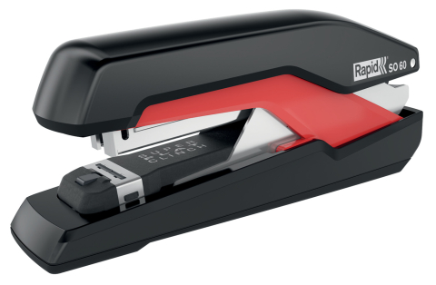 Articole pentru birou - Capsator 60 coli capse omnipress 60 supreme so60 rosu/negru rapi