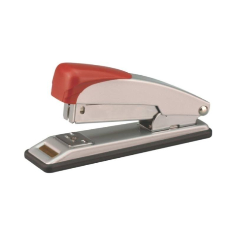 Birotică și Papetărie - Capsator Eagle 205, 24/6, 12 coli, 50mm, plastic, rosu