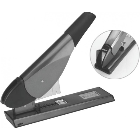 Birotică și Papetărie - Capsator Eagle 8539, 23/6 - 23/23, 200 coli, 64mm, plastic, negru