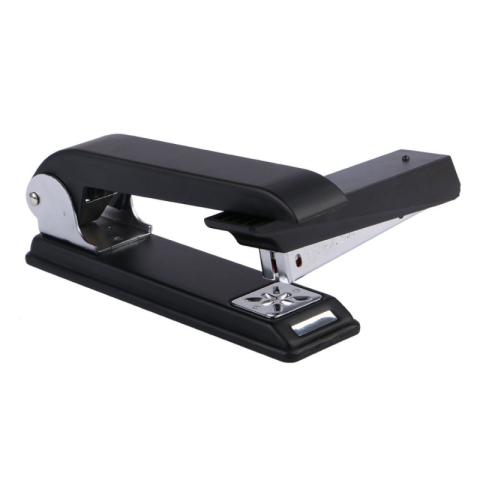 Birotică și Papetărie - Capsator Eagle 9629, 24/6, 12 coli, 90mm, brat rotativ, metalic, negru