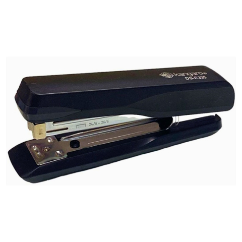 Birotică și Papetărie - Capsator Kangaro DSE-335, 24/6, 30 coli, 86mm, plastic, negru