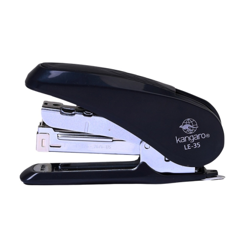 Capsator Kangaro Less Effort LE-35, 24/6 - 26/6, 30 coli, 52mm, capsare usoara, plastic, negru [1]