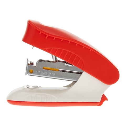 Capsator Kangaro TRENDY-45M/Y2, 24/6, 15 coli, rosu, blister (+ capse  24/6) [1]