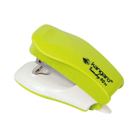 Birotică și Papetărie - Capsator Kangaro Trendy10M, nr.10, 10 coli, 26mm, plastic, verde