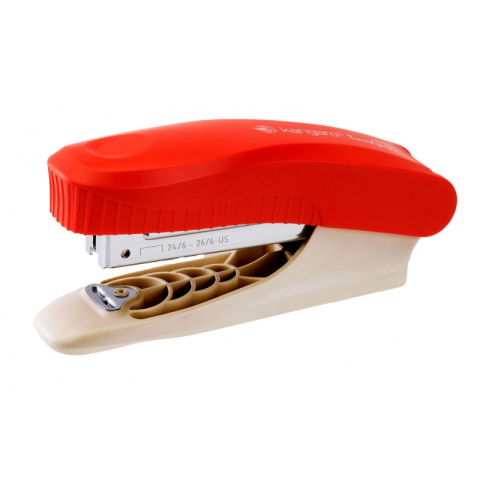 Birotică și Papetărie - Capsator Kangaro Trendy35, 24/6, 25 coli, 45mm, plastic, rosu