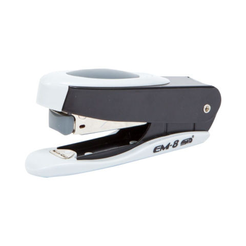 Birotică și Papetărie - Capsator STD EM-8, 24/6, 20 coli, 25mm, plastic, gri/negru