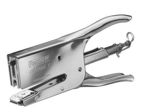 Articole pentru birou - Capsator tip cleste 50 coli 24/6 26/6 k1 argintiu rapid