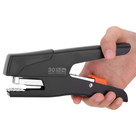 Capsator tip cleste efortless 30 coli 24/6 negru deli [3]