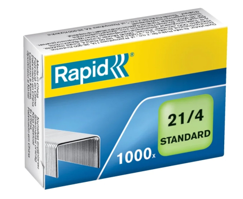 Articole pentru birou - Capse 21/4 12 coli 1000/cut standard rapid