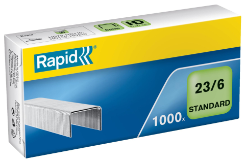 Articole pentru birou - Capse 23/6 20 coli 1000/cut standard rapid