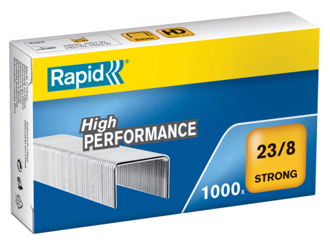 Articole pentru birou - Capse 23/8 10-40 coli 1000/cut strong rapid