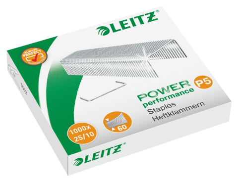 Articole pentru birou - Capse 25/10 60 coli 1000/cutie leitz