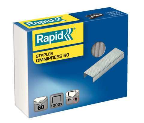 Articole pentru birou - Capse 60 coli 1000/cut omnipress rapid