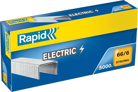 Articole pentru birou - Capse 66/6 20 coli 5000/cut strong rapid