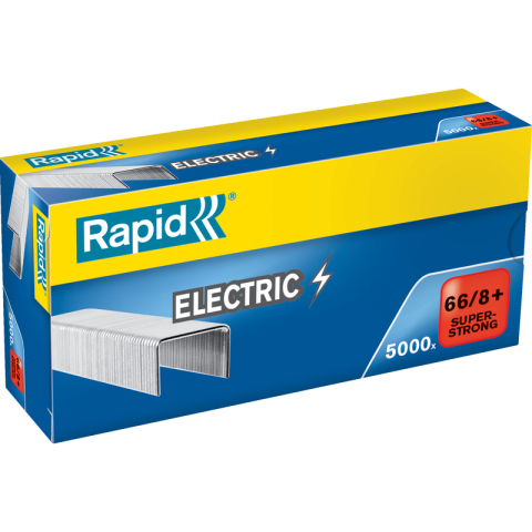 Articole pentru birou - Capse 66/8+ 50 coli 5000/cut super strong rapid