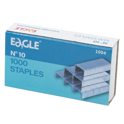 Birotică și Papetărie - Capse Eagle 1004, nr.10, 15 coli, set 1000 buc