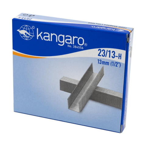 Birotică și Papetărie - Capse Kangaro 23/13-H, 23/13, 70 coli, set 1000 buc