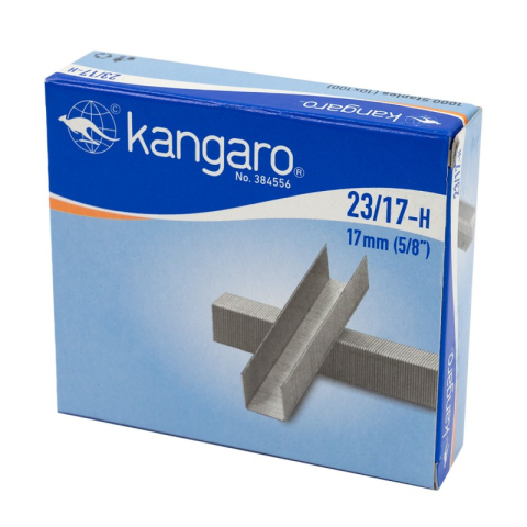 Birotică și Papetărie - Capse Kangaro 23/17-H, 23/17, 160 coli, set 1000 buc
