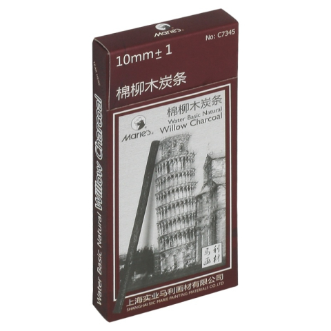 Art & Craft si Artizanat - Carbune natural Maries, 10mm ±1mm, set 5 buc, C7345