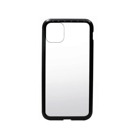 Laptop, Tablete & Telefoane - Carcasa iPhone 11 Pro Max Meleovo Magnetica Back Glass Black